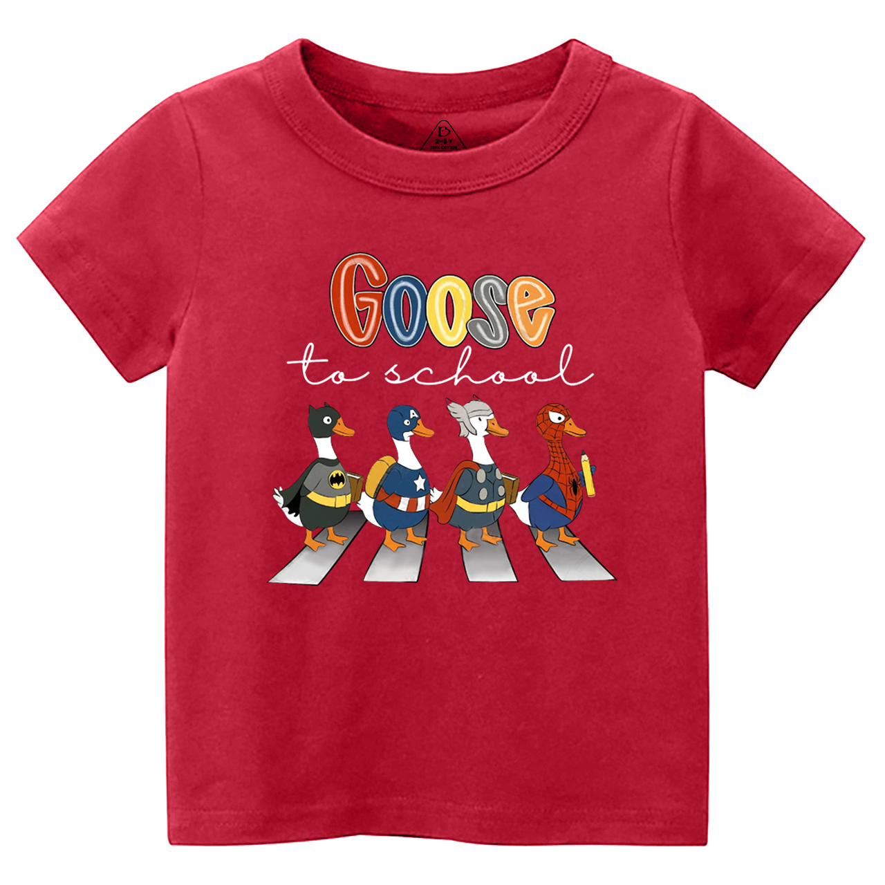 Goose To School Toddler&Kid's Tees Beepumpkin