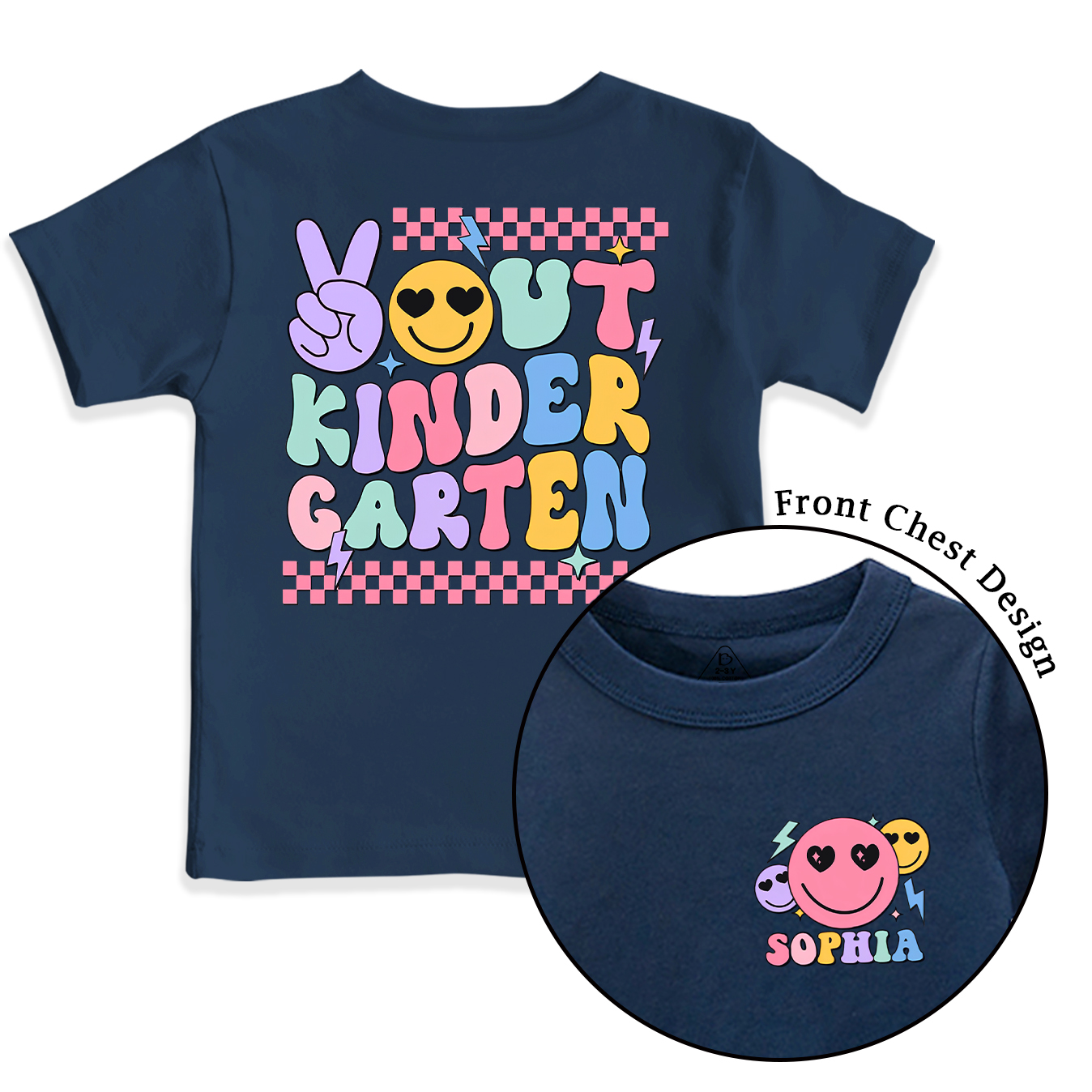 Personalized Kindergarten Graduation Toddler&Kid's Tees Beepumpkin 