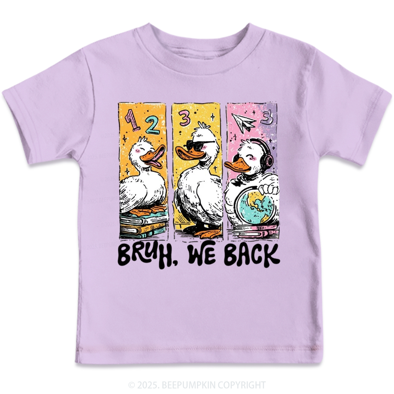 Bruh, We Back Kindergarten Toddler&Kid's Tees Beepumpkin