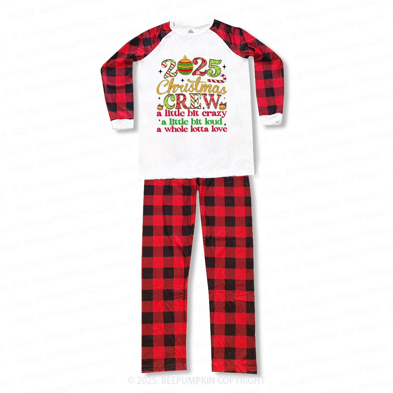 Christmas Crew 2025 Family Matching Pajamas