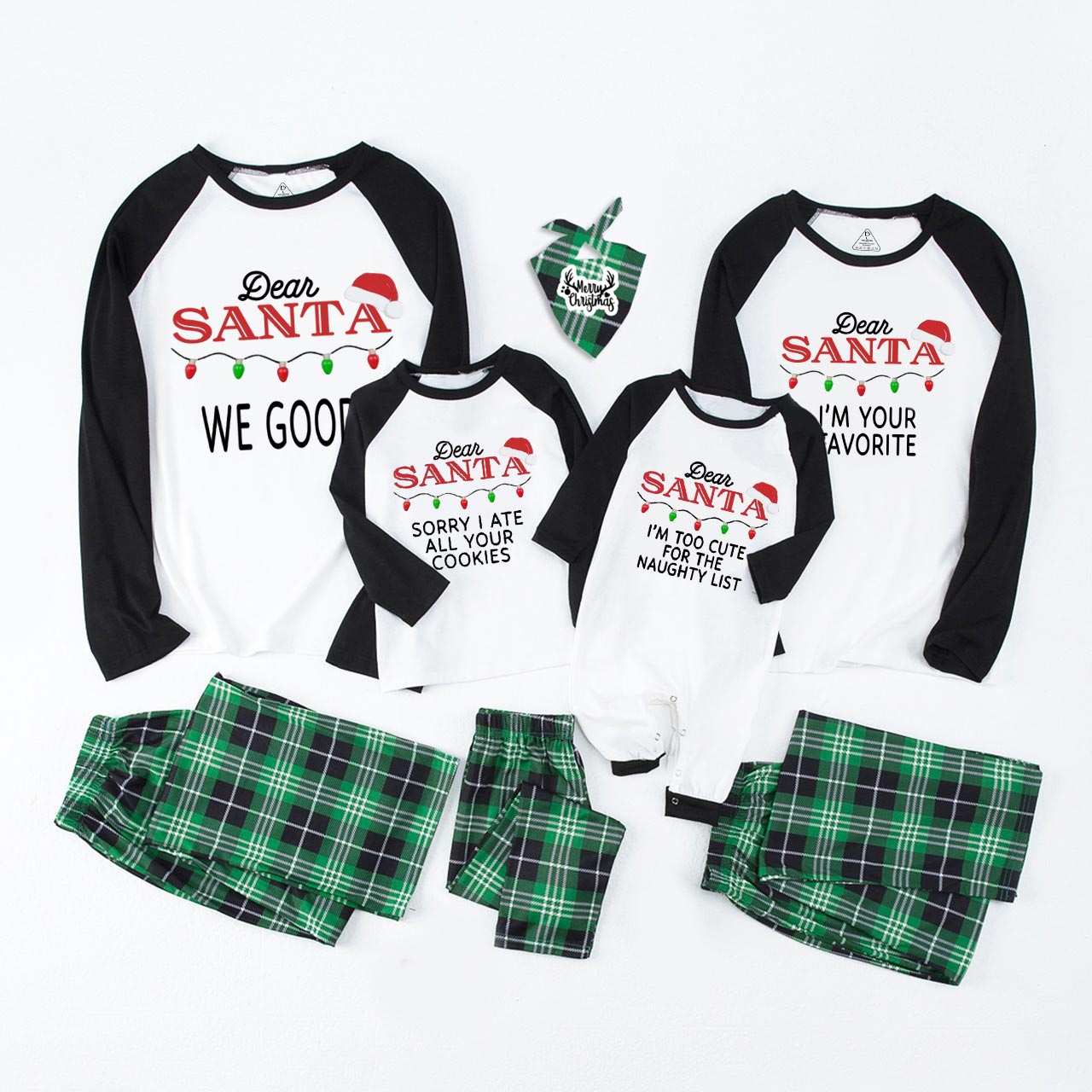 Personalized Dear Santa Christmas Family Matching Pajamas