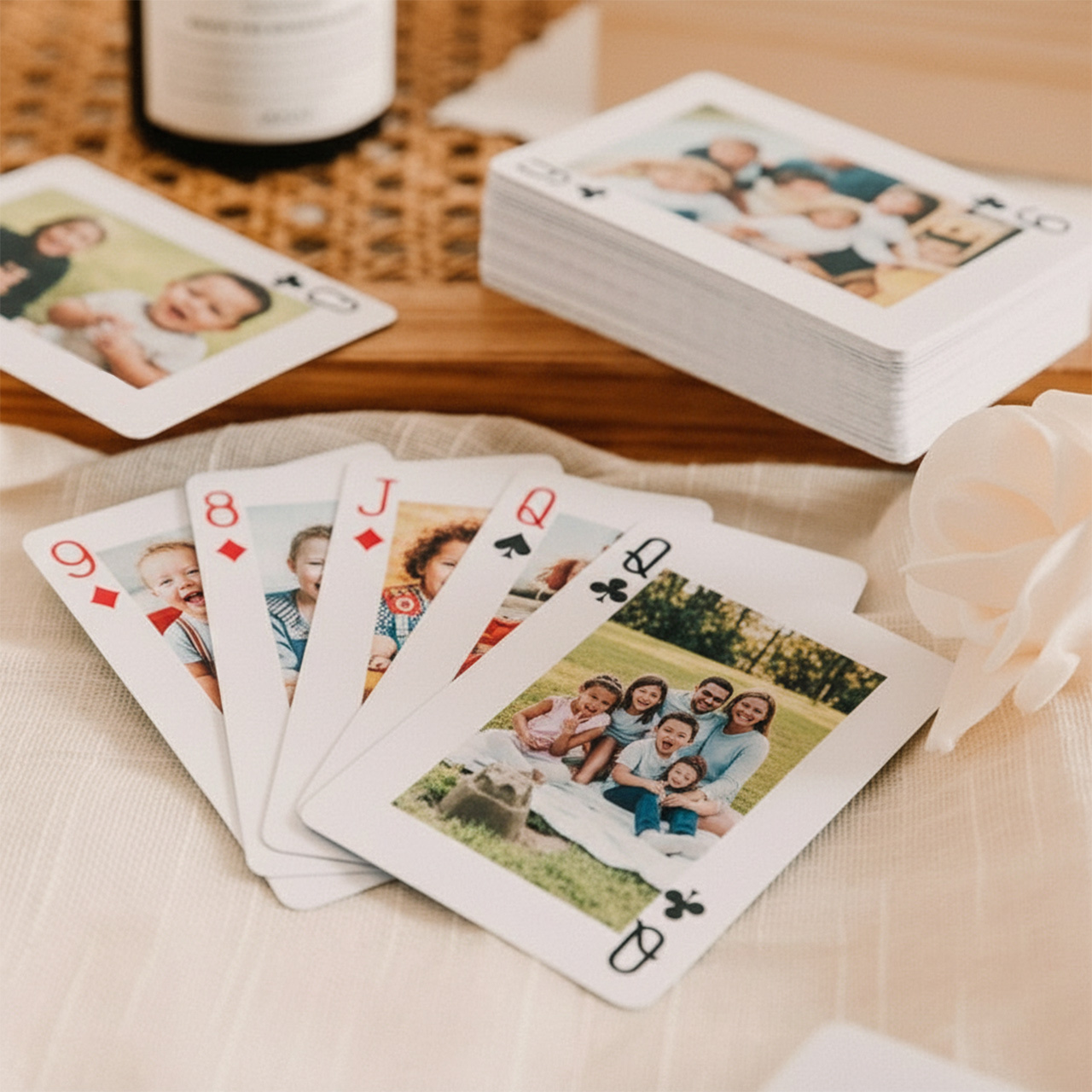Personalized Photo Playing Cards Beepumpkin