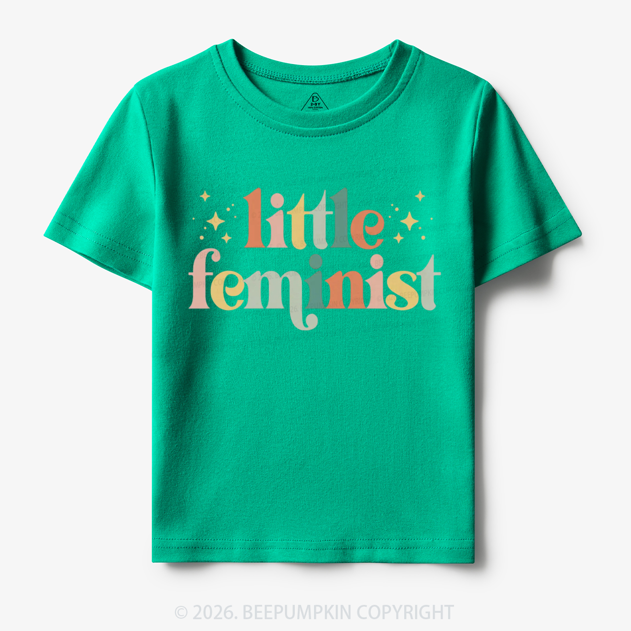  Vintage Little Feminist Toddler&Kid's Tees Beepumpkin