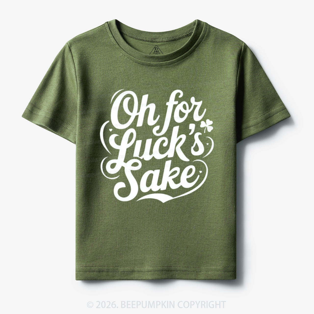 Oh For Luck’s Sake St. Patrick's Day Toddler&Kid's Tees Beepumpkin