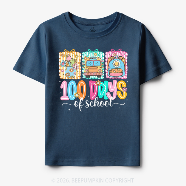 Classroom Art 100 Days of School Toddler&Kid's Tees