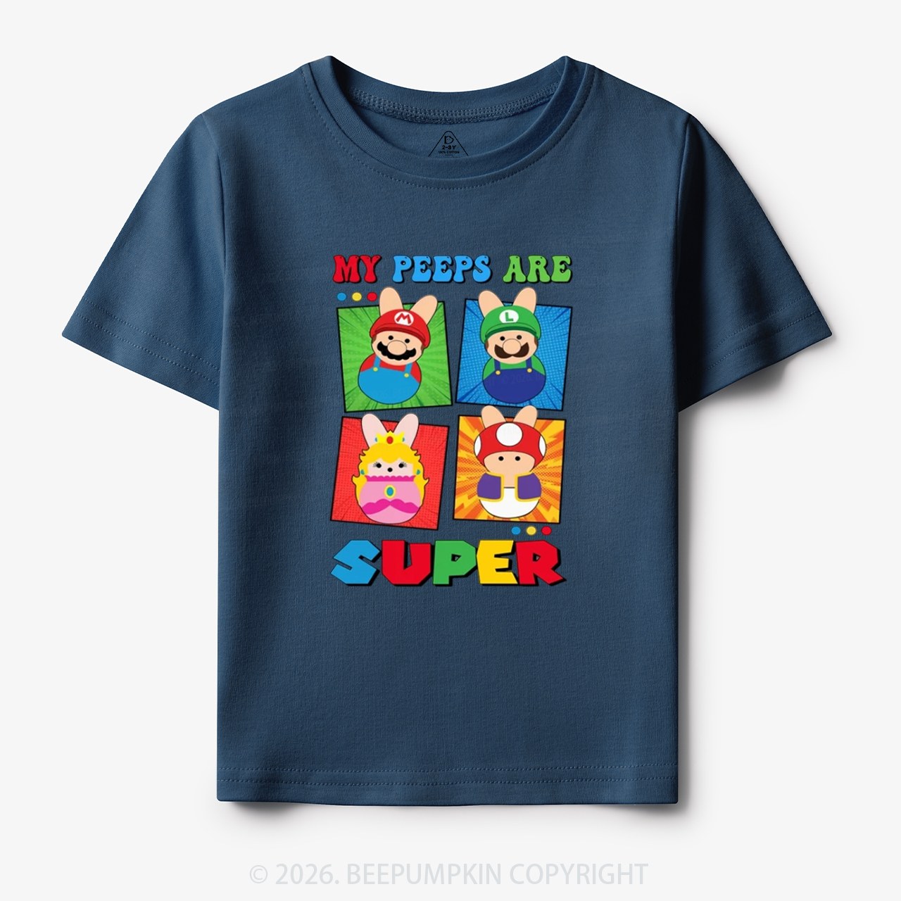 Easter My Peeps Are Super Toddler&Kid's Tees
