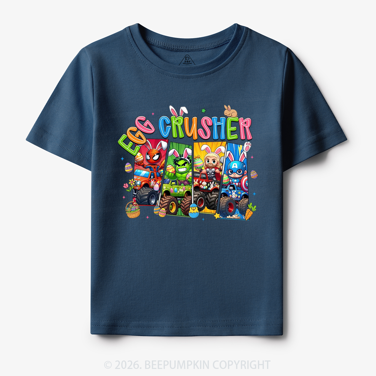 Easter Truck Egg Crusher Toddler&Kid's Tees