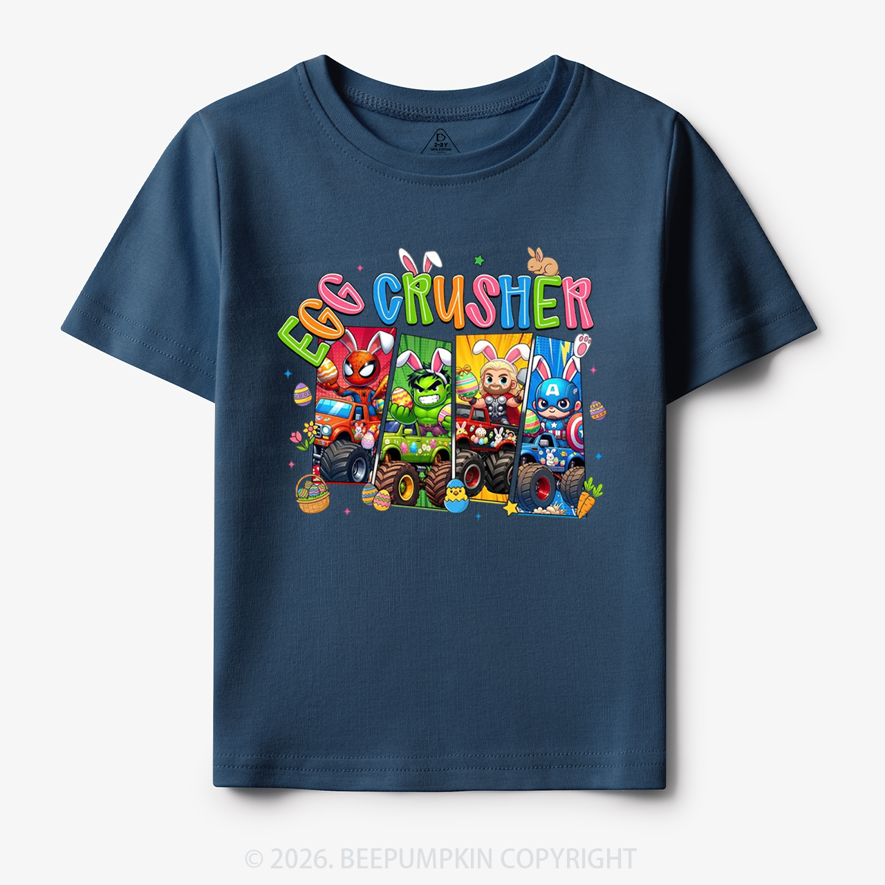Easter Truck Egg Crusher Toddler&Kid's Tees