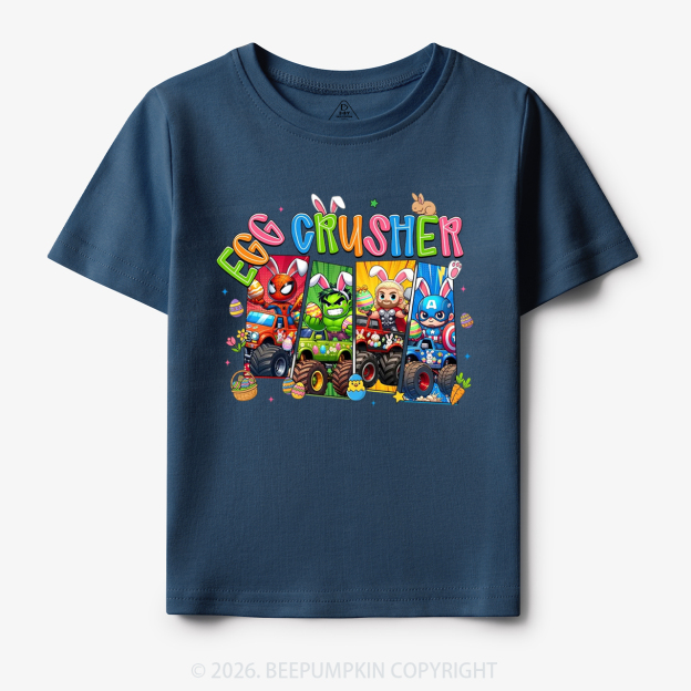 Easter Truck Egg Crusher Toddler&Kid's Tees