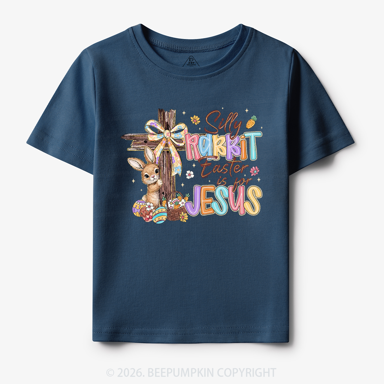 Silly Rabbit Easter Is For Jesus Toddler&Kid's Tees