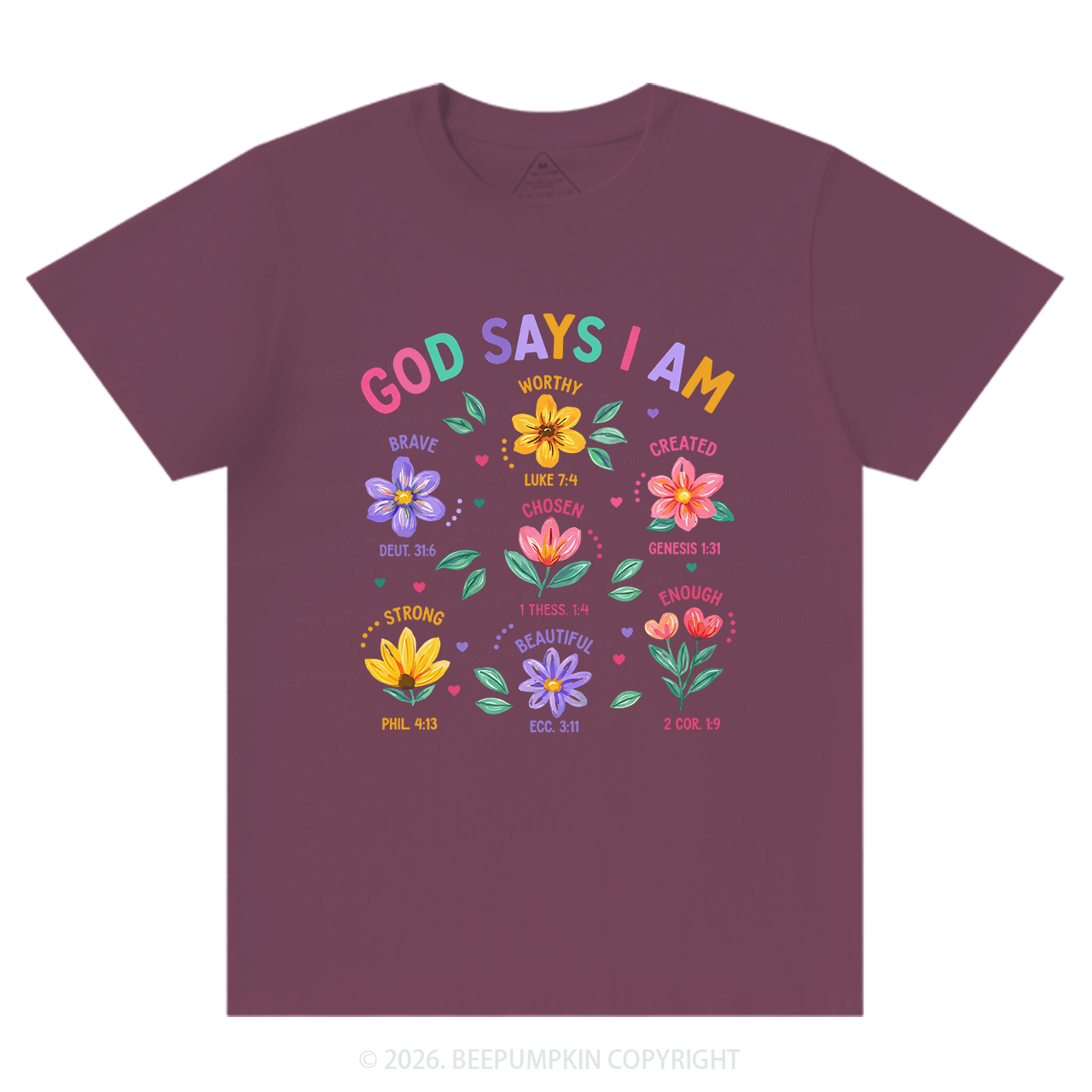 God Says I Am Flowers Shirts