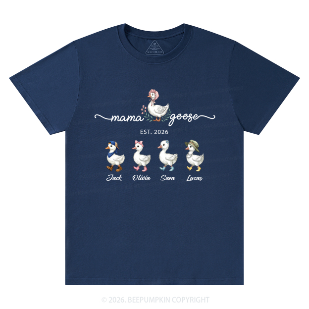 Personalized Mama Kids Names T-Shirts
