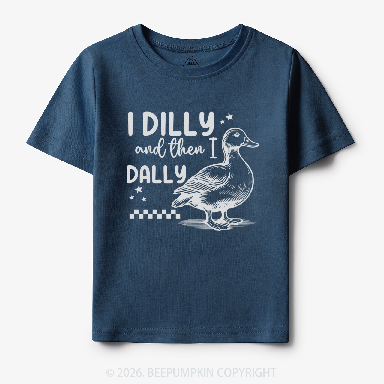 I Dilly And Then I Dally Silly Goose Toddler&Kid's Tees