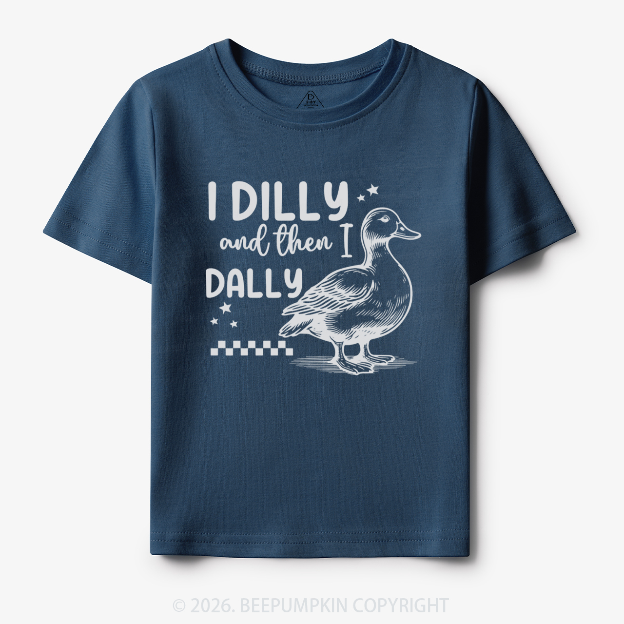 I Dilly And Then I Dally Silly Goose Toddler&Kid's Tees