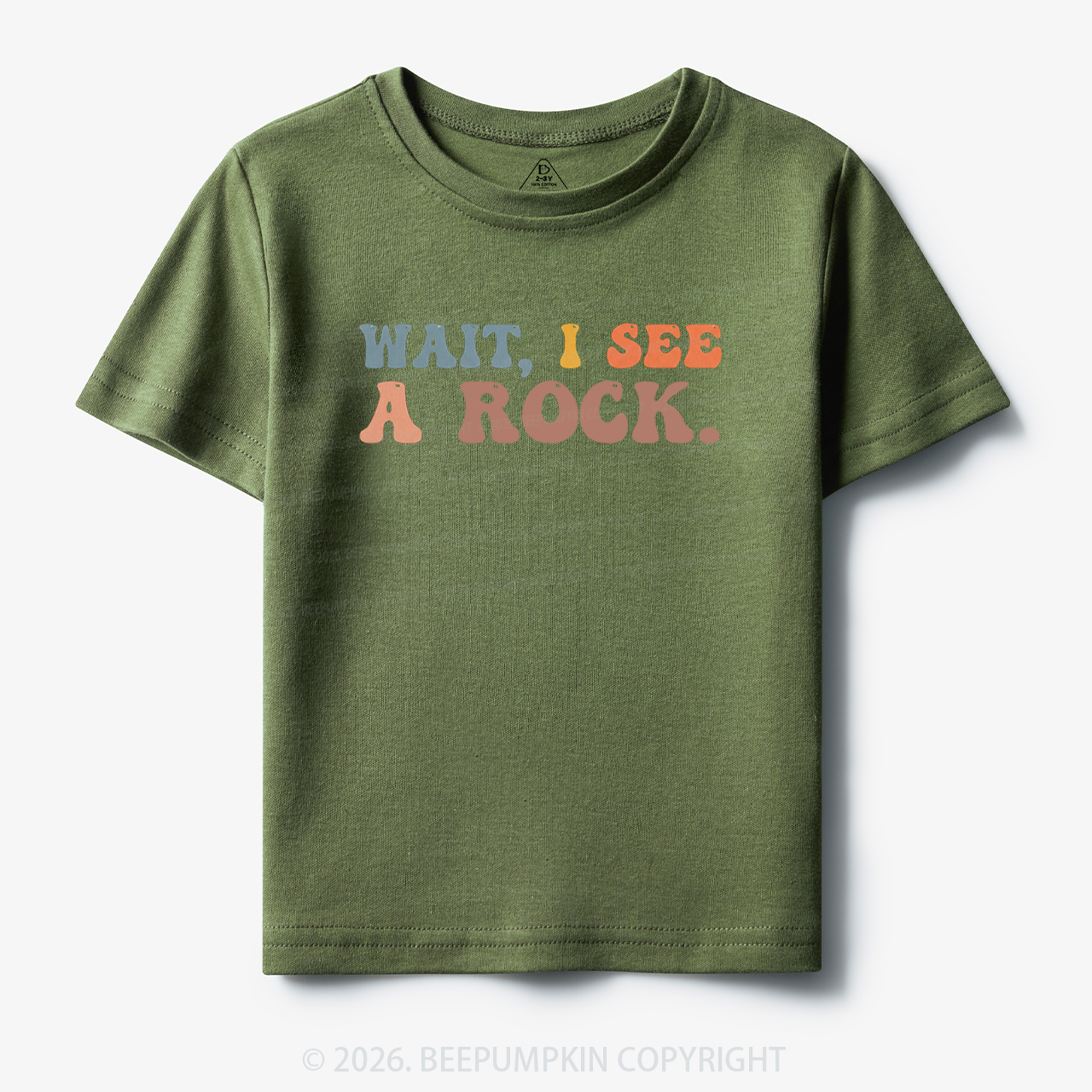 Wait I See a Rock Toddler&Kid's Tees