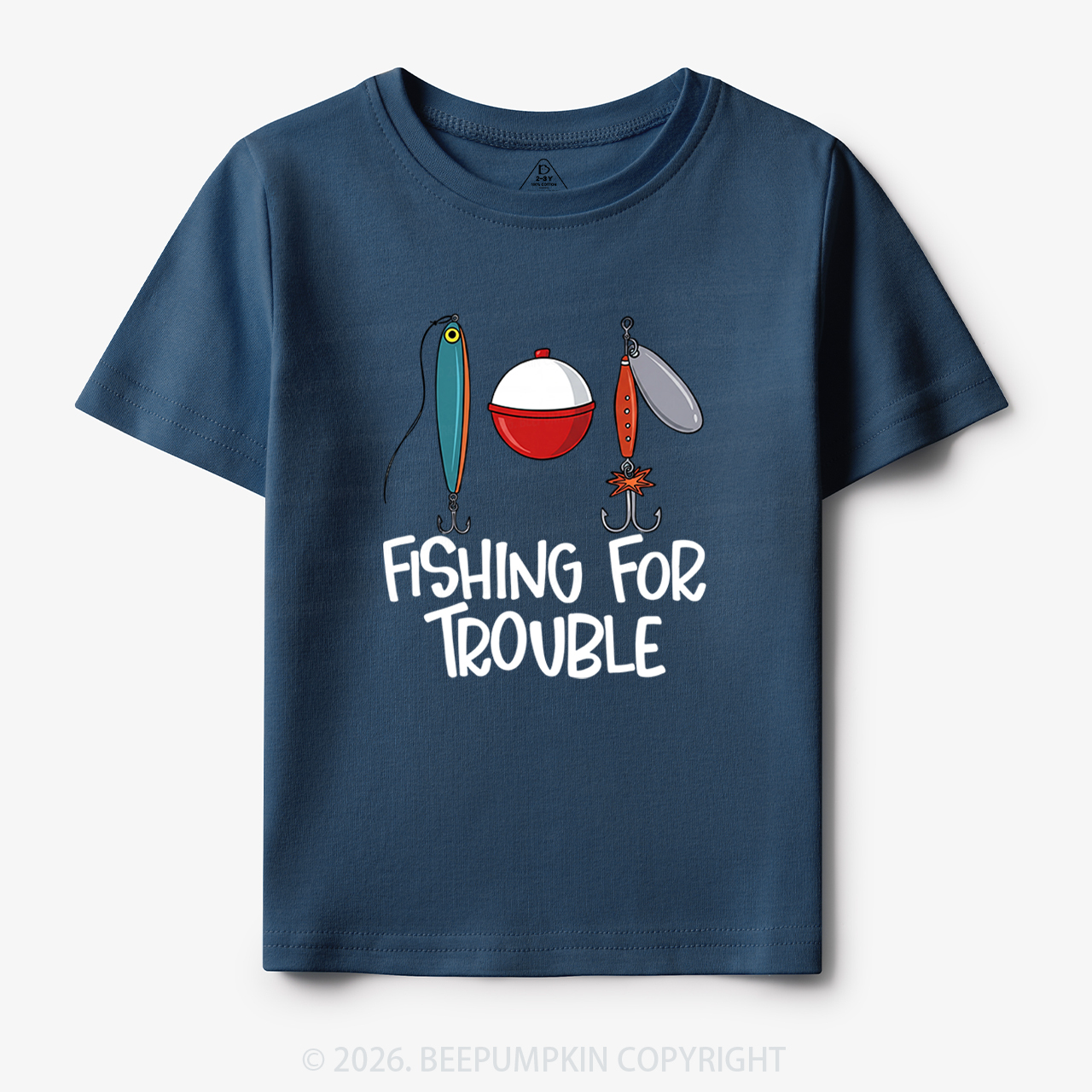 Fishing For Trouble Toddler&Kid's Tees