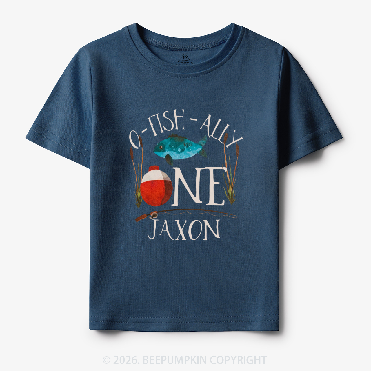 Personalized O-Fish-Ally Fish Birthday Toddler&Kid's Tees