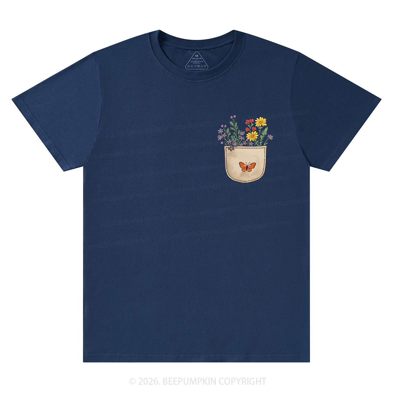 Wild Flowers Pocket T-Shirts