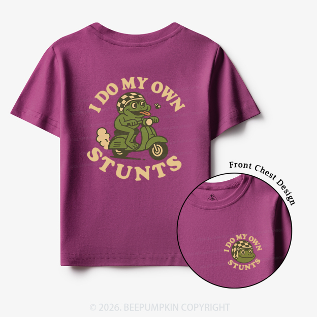I Do My Own Stunts Frog Toddler&Kid's Tees