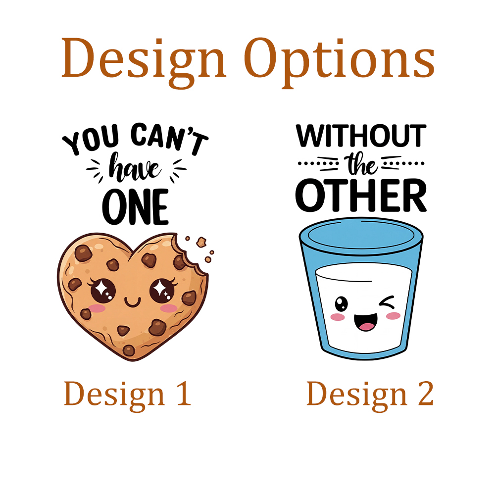 Can't Have One Without The Other Cookie and Milk Bodysuit