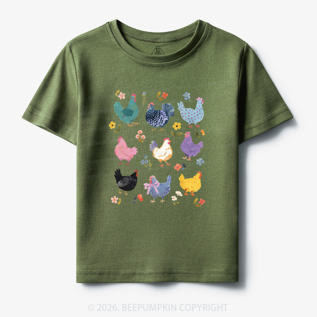 Funny Chicken Lovers Toddler&Kid's Tees
