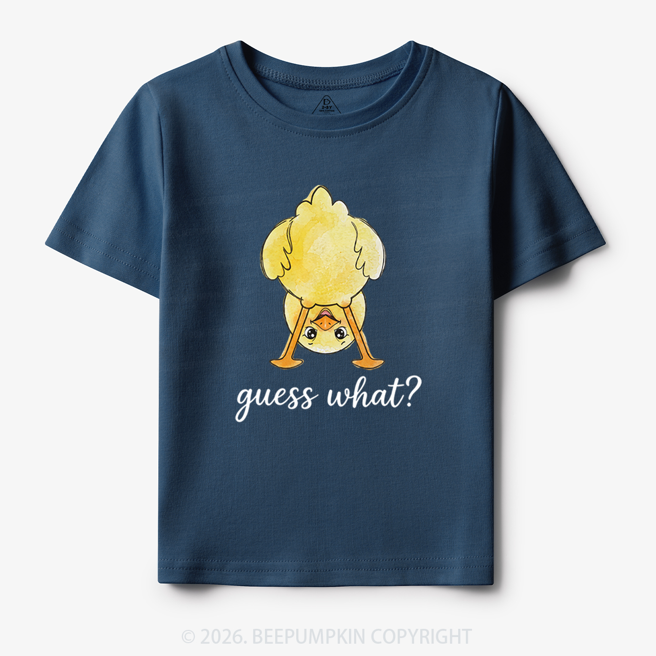 Guess What Chicken Butt Cute Funny Animal Toddler&Kid's Tees