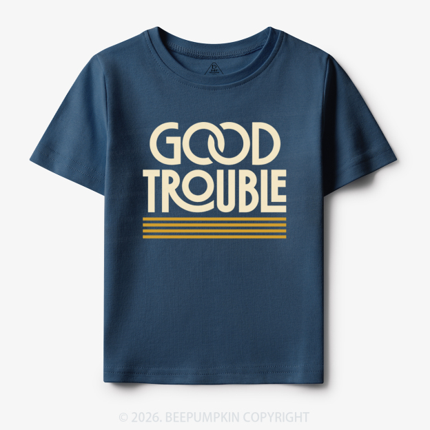 Good Trouble Retro Toddler&Kid's Tees