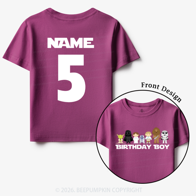 Space Hero Birthday Galaxy Party Toddler&Kid's Tees