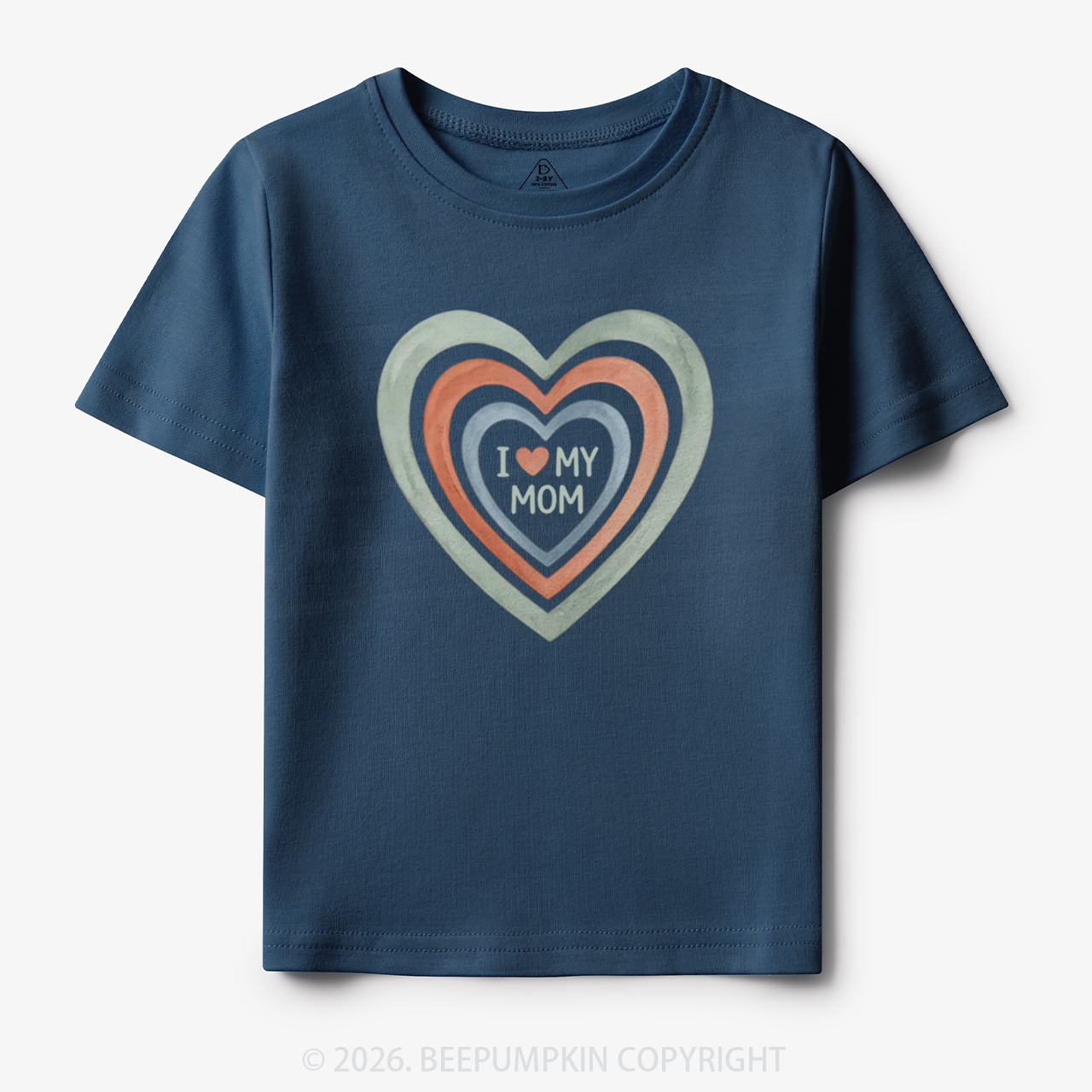 I Love My Mom Cute Mother's Day Toddler&Kid's Tees