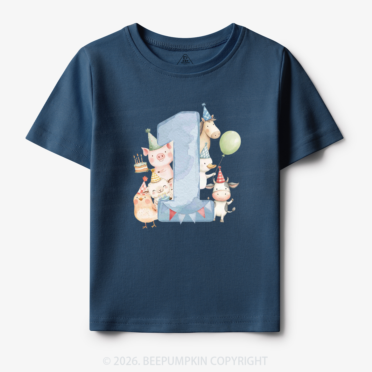 Personalized Farm Birthday Toddler&Kid's Tees