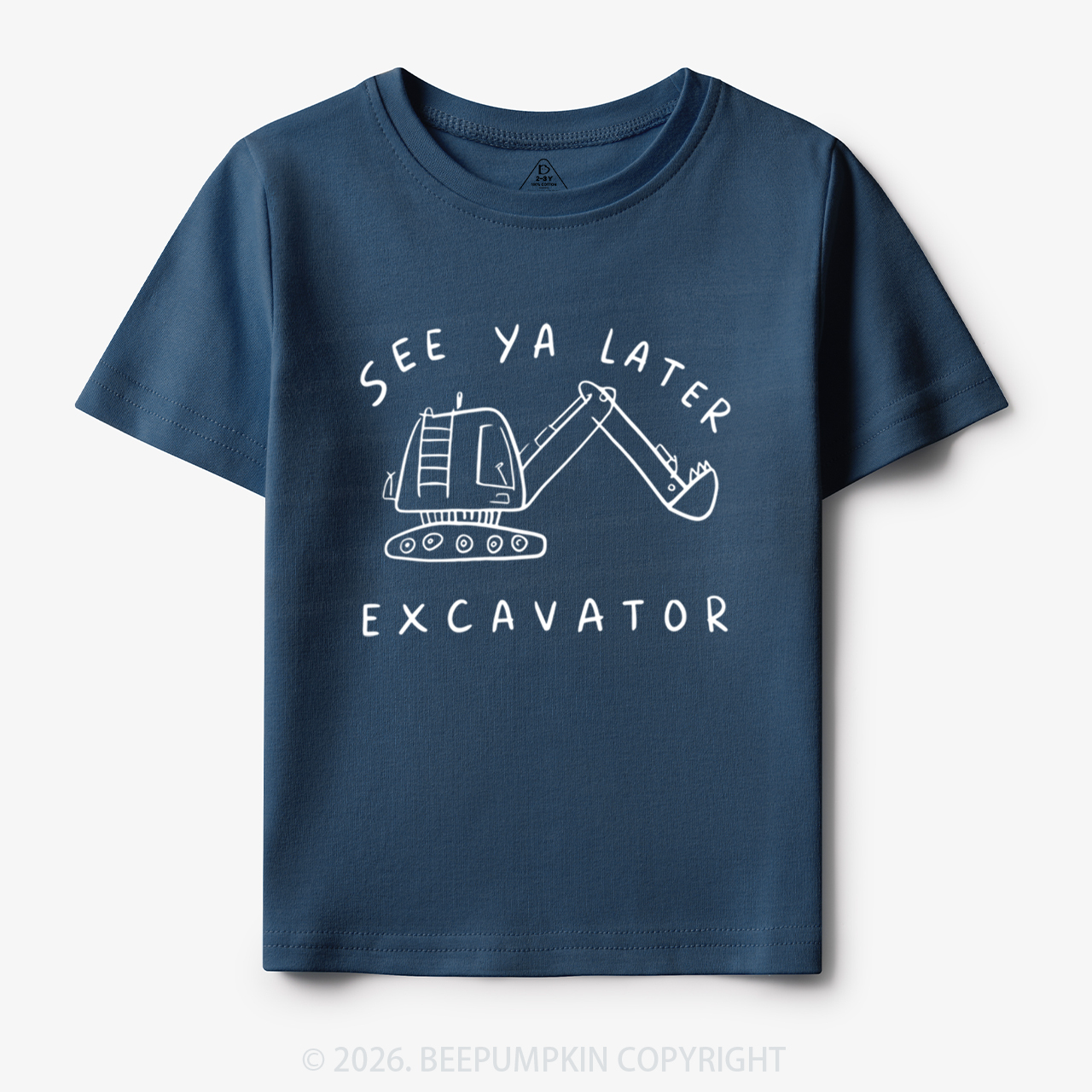 See Ya Later Excavator Construction Toddler&Kid's Tees