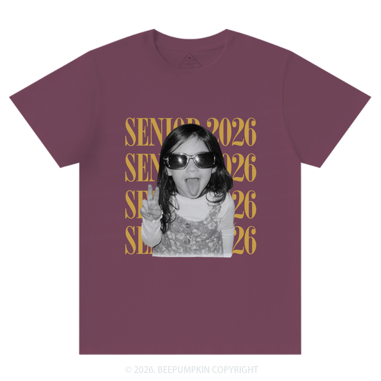 Personalized Vintage Photo And Year Senior T-Shirts
