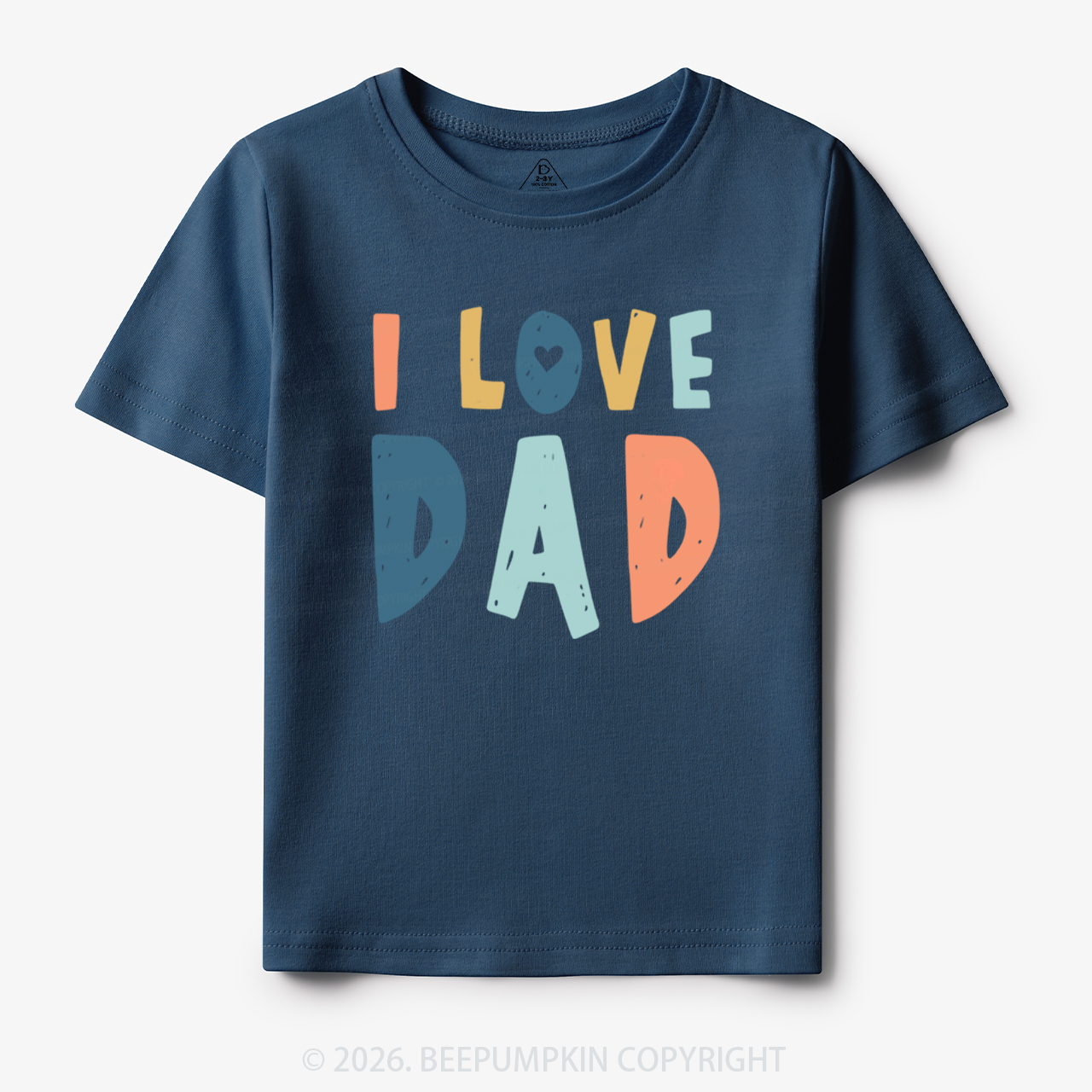 Father's Day 'I Love Dad' Toddler&Kid's Tees