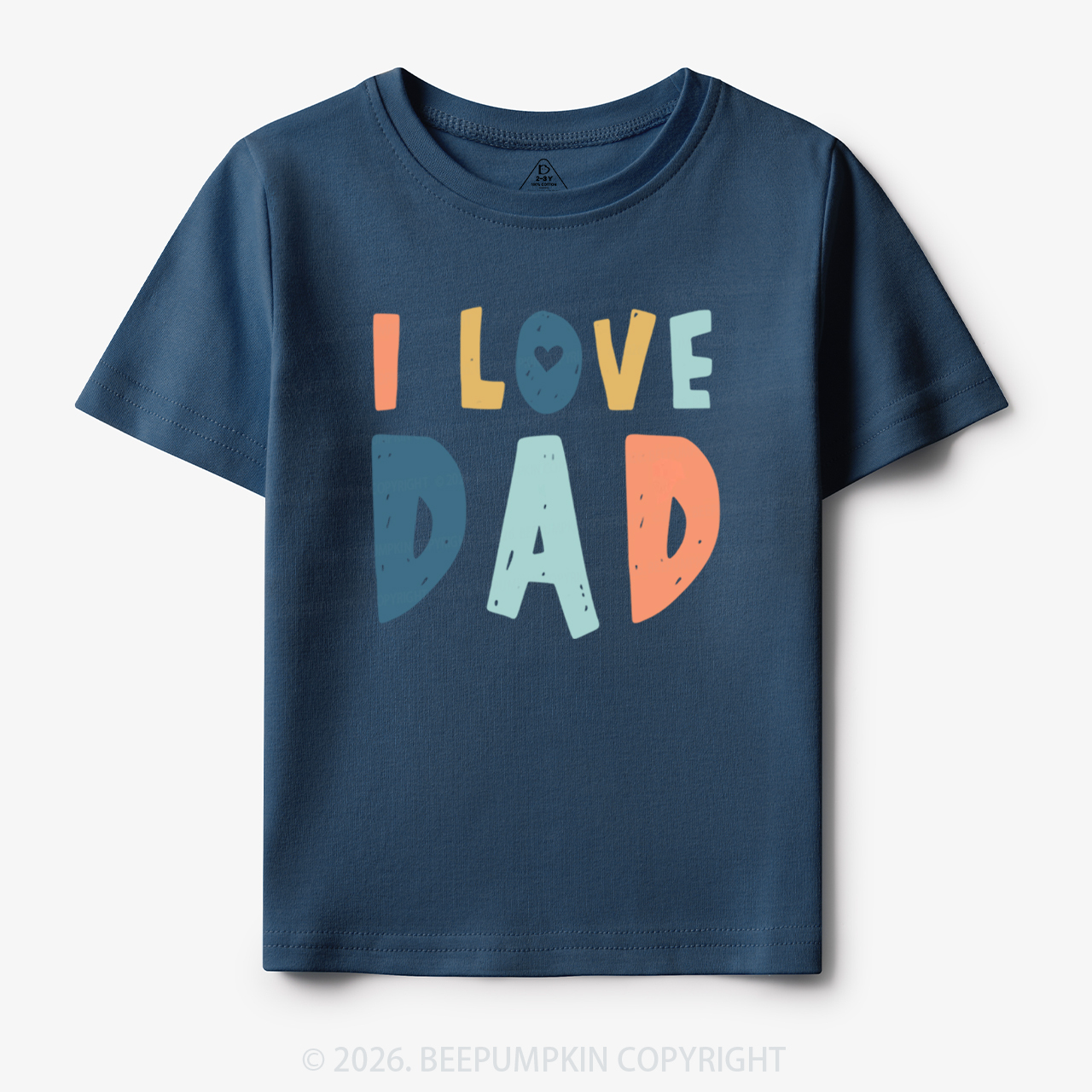 Father's Day 'I Love Dad' Toddler&Kid's Tees