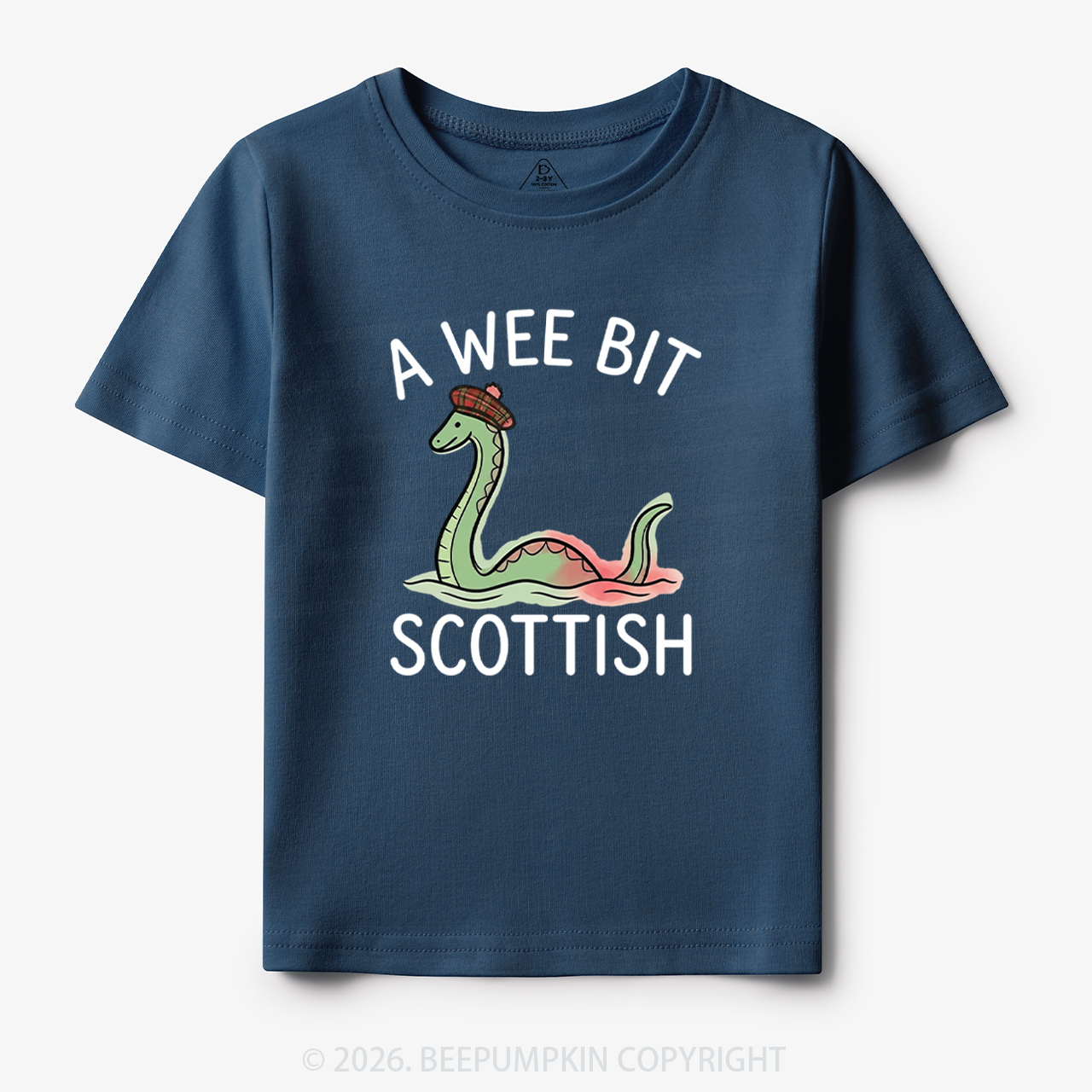 A Wee Bit Scottish Funny Loch Ness Monster Toddler&Kid's Tees