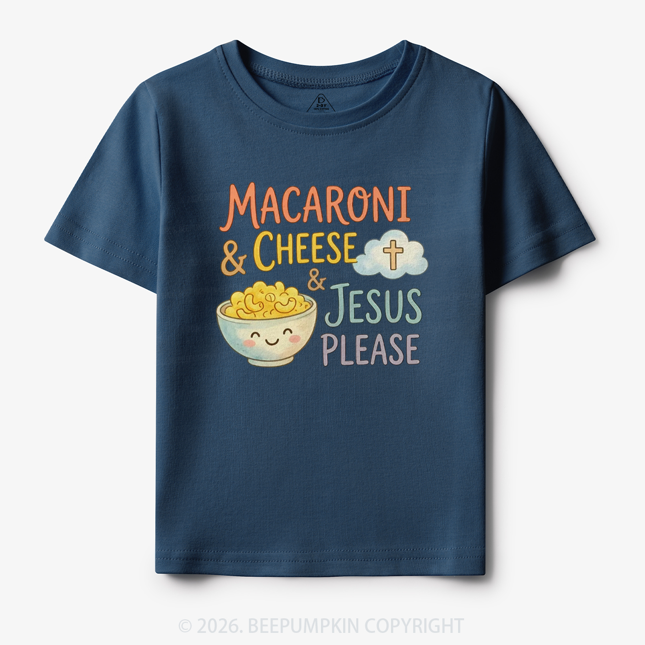 Macaroni & Cheese & Jesus Please Toddler&Kid's Tees