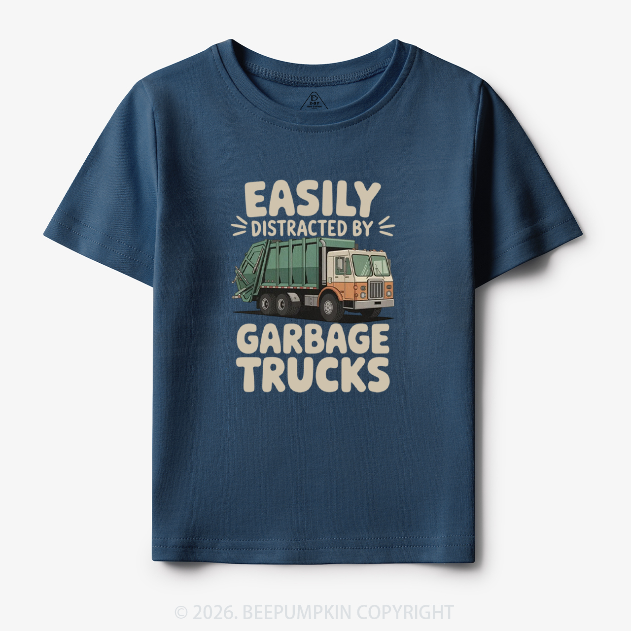 Easily Distracted by Garbage Trucks Toddler&Kid's Tees