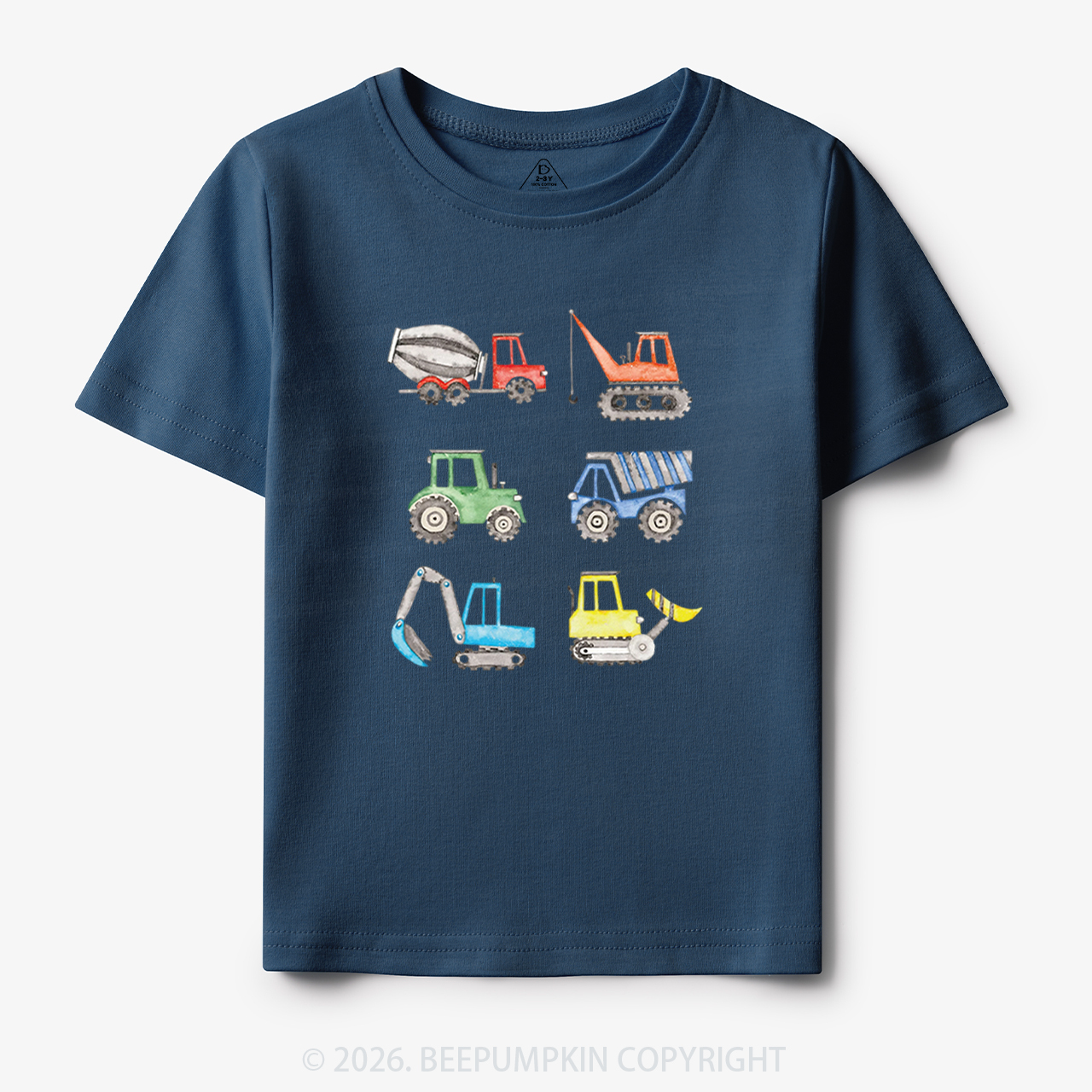 Truck Construction Excavator Toddler&Kid's Tees