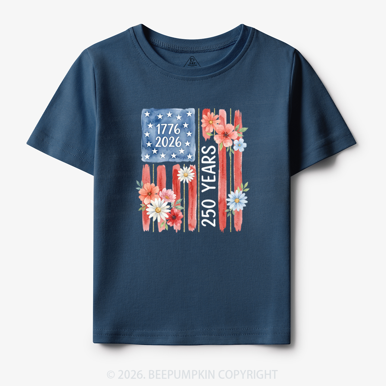 United States of America 250th Patriotic Flag Toddler&Kid's Tees
