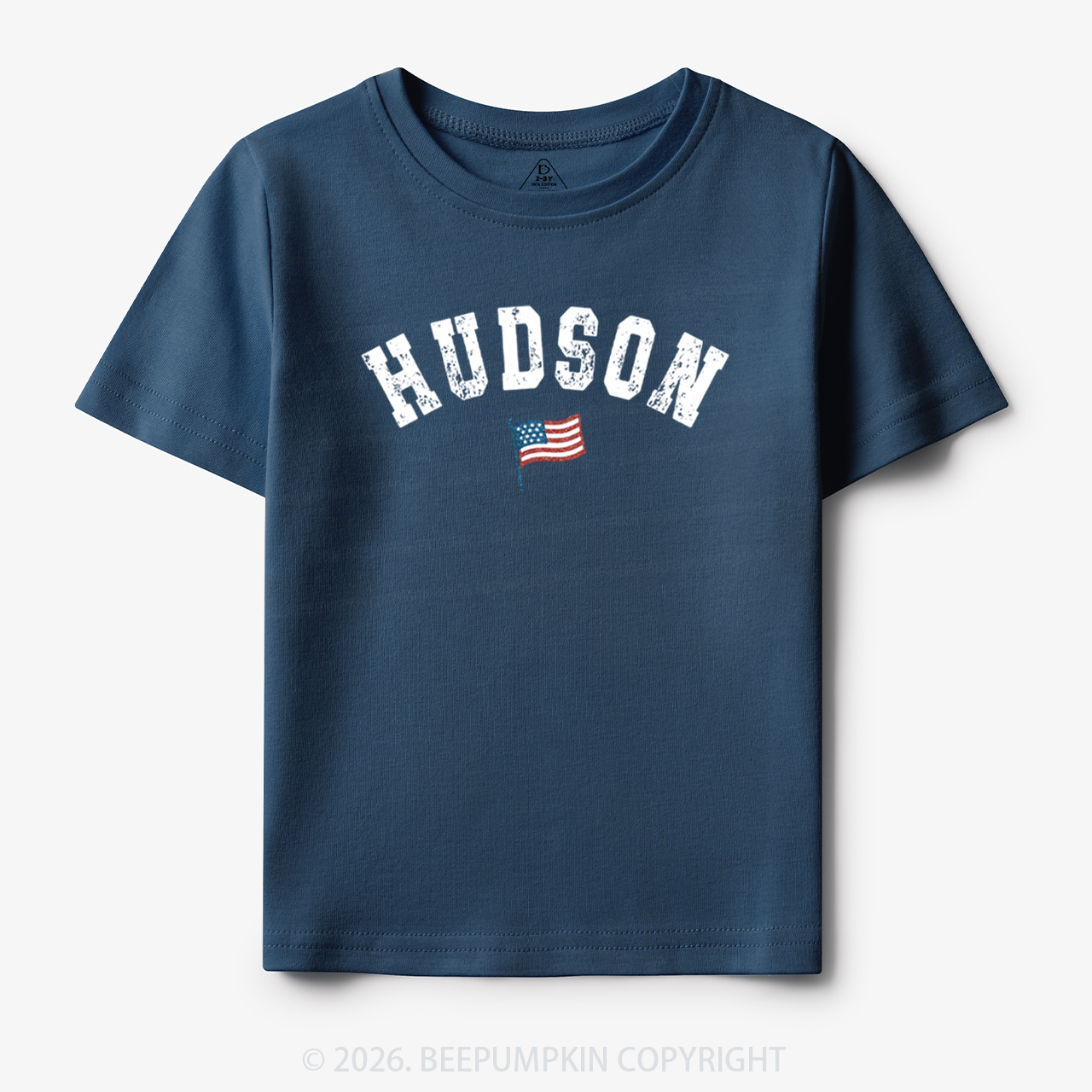 Personalized USA Flag with Name Toddler&Kid's Tees