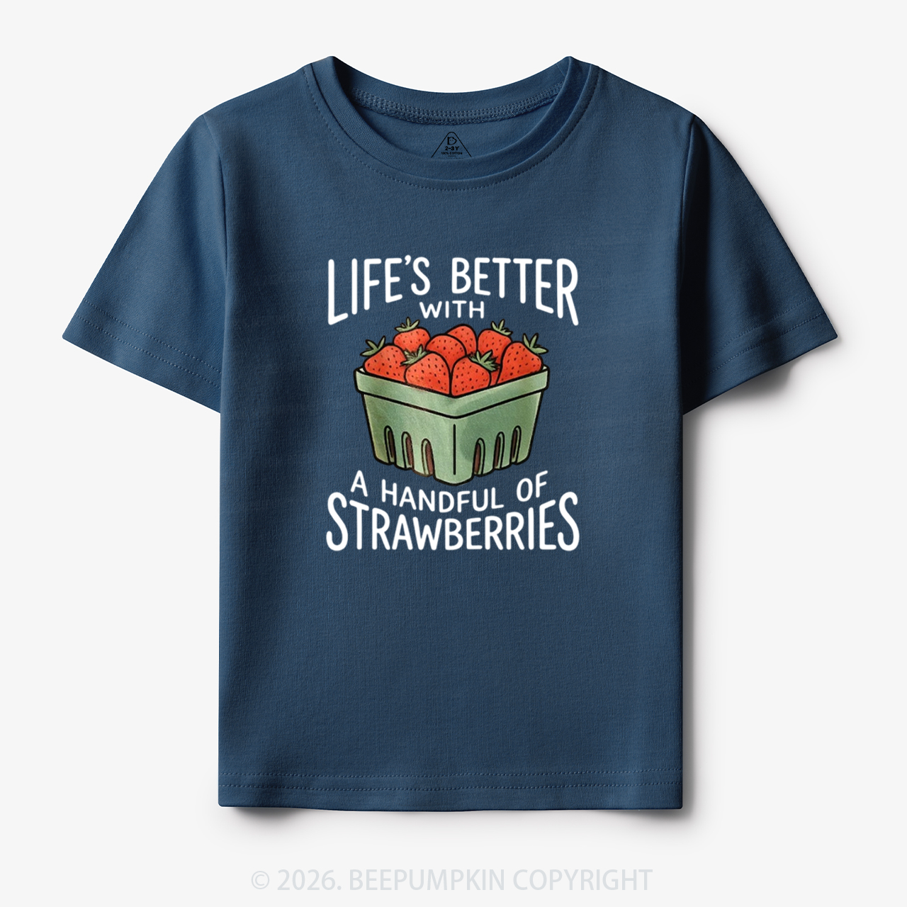 Life's Better With Strawberries Toddler&Kid's Tees