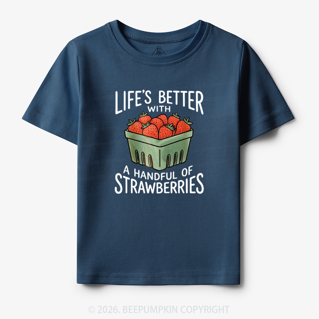 Life's Better With Strawberries Toddler&Kid's Tees