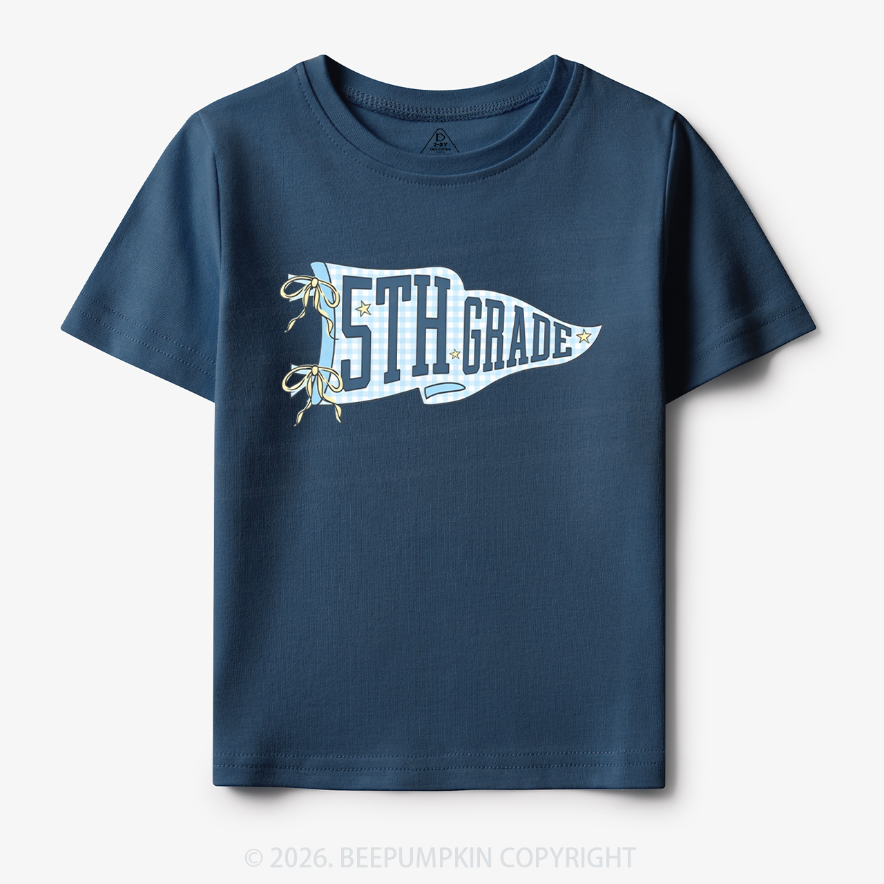 Personalized Pennant Grade Level Team Toddler&Kid's Tees
