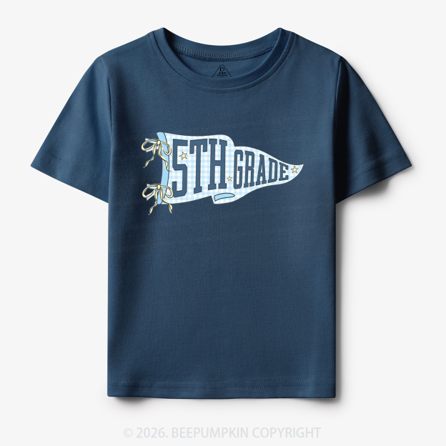 Personalized Pennant Grade Level Team Toddler&Kid's Tees