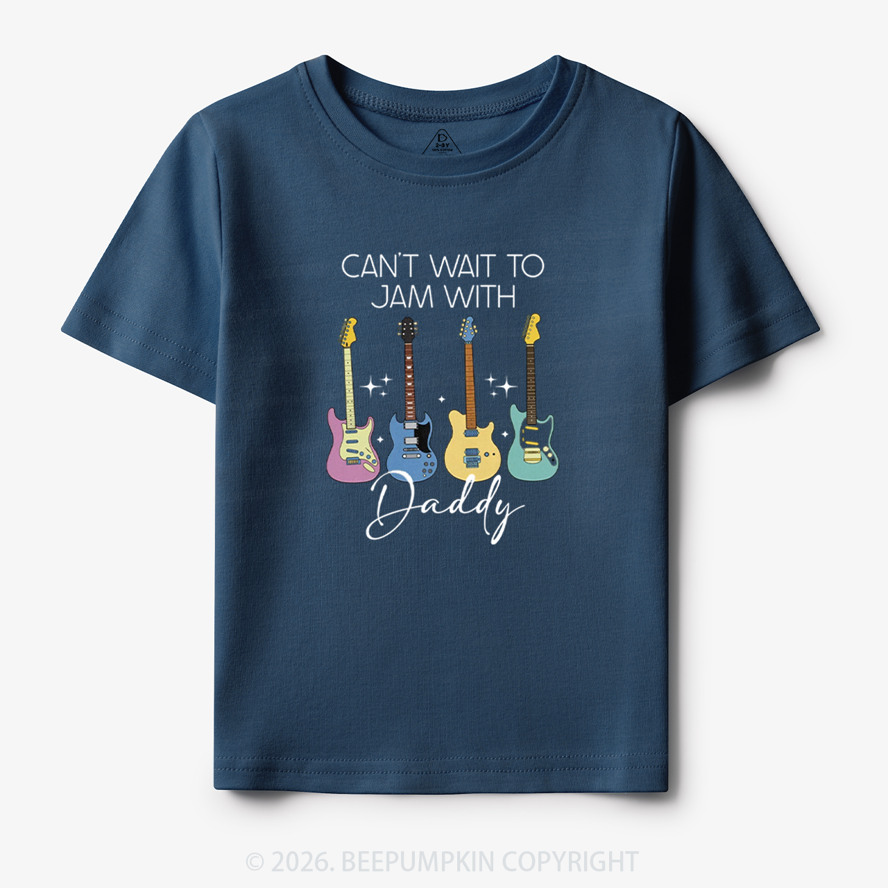 Can't Wait To Jam With Daddy Guitar Toddler&Kid's Tees