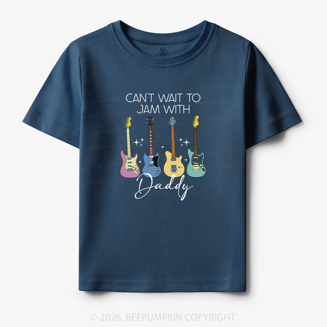 Can't Wait To Jam With Daddy Guitar Toddler&Kid's Tees