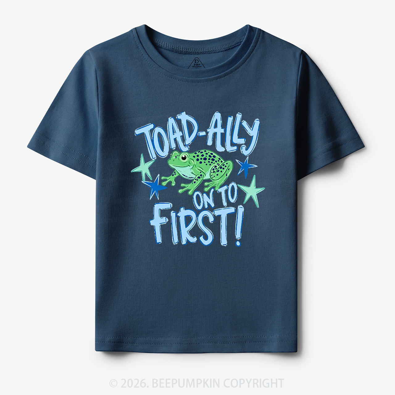 Personalized Toad-ally On To Grade Toddler&Kid's Tees