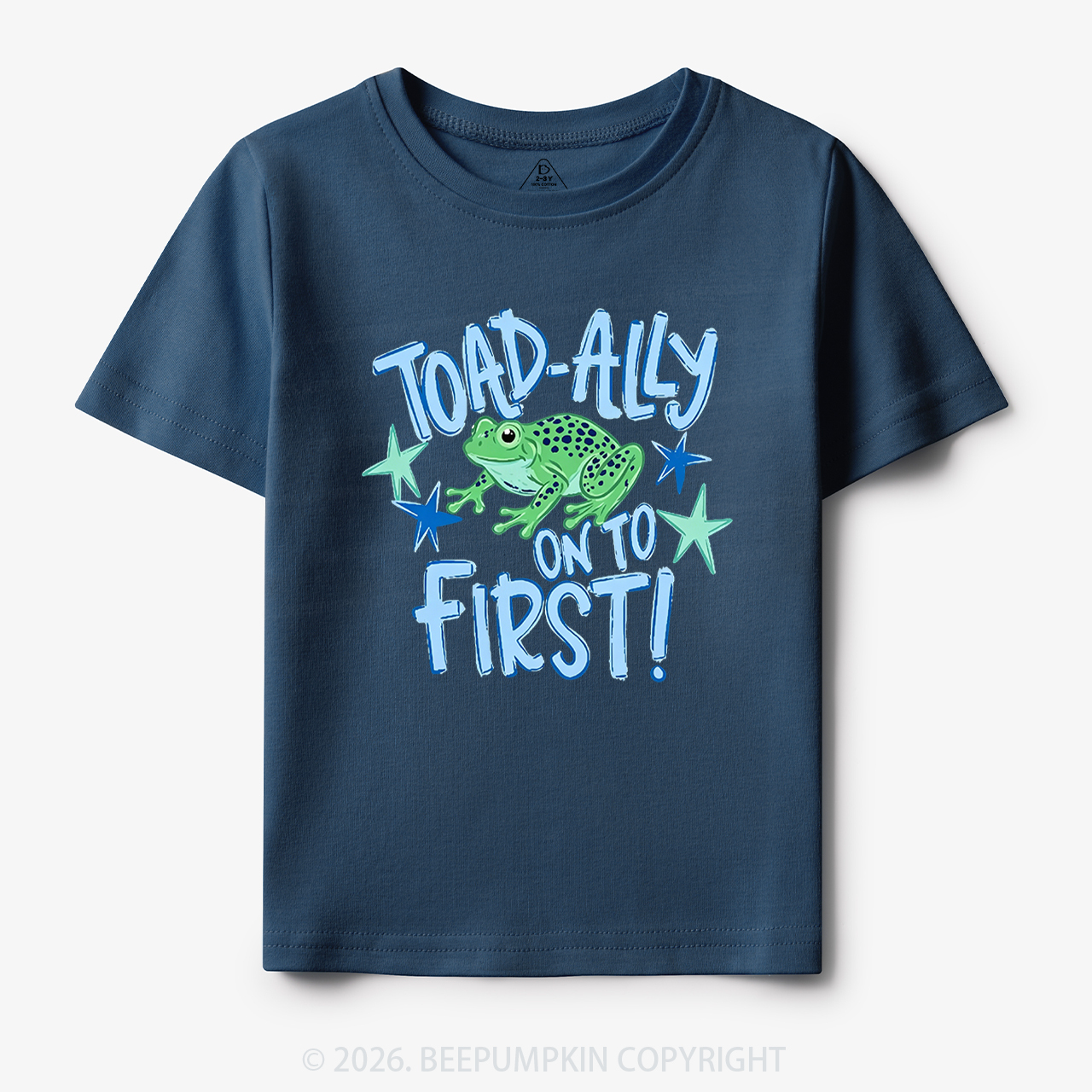 Personalized Toad-ally On To Grade Toddler&Kid's Tees