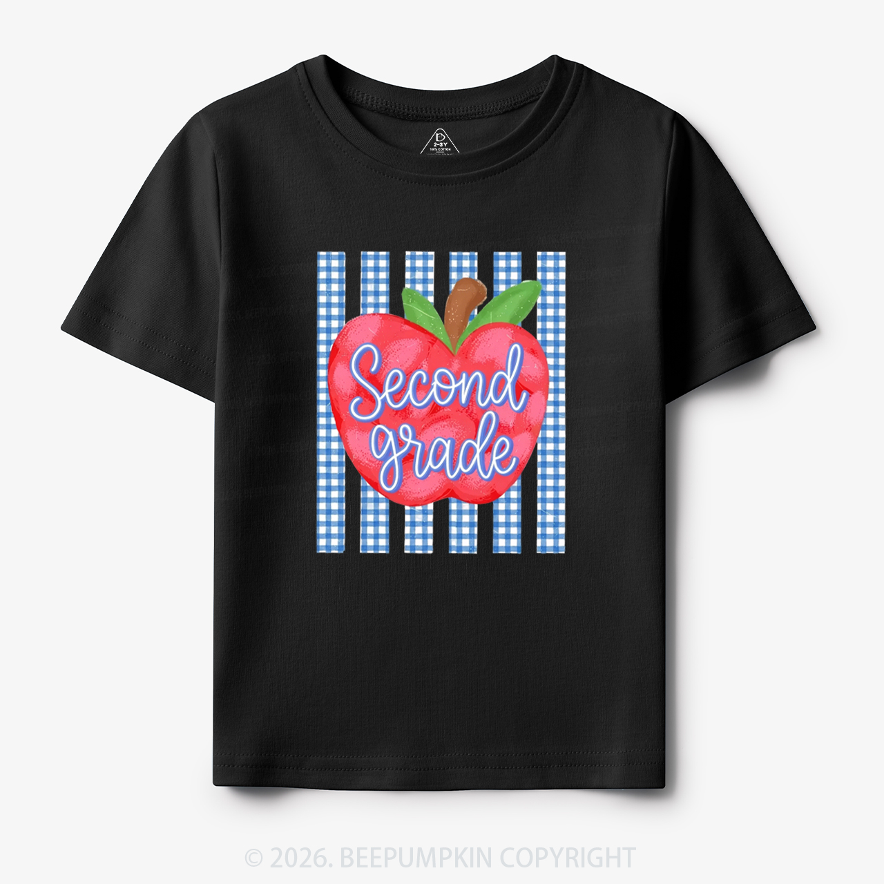 Striped Apple Grade Back To School Toddler&Kid's Tees