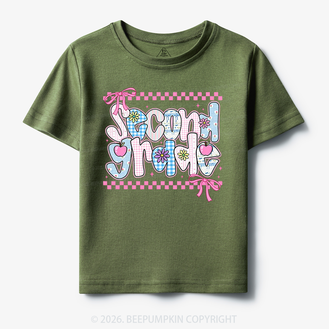 Preppy Floral Pre-k 1st/2nd/3rd/4th/5th Grade Toddler&Kid's Tees